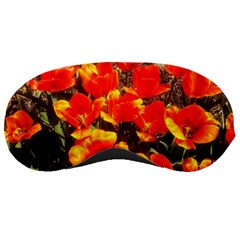 Orange Tulips At The Commons Sleeping Mask by Riverwoman