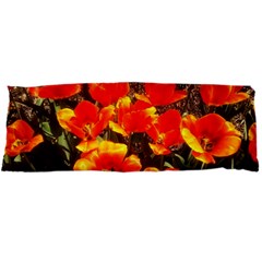 Orange Tulips At The Commons Body Pillow Case Dakimakura (two Sides) by Riverwoman