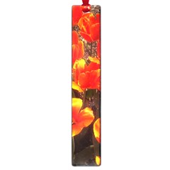 Orange Tulips At The Commons Large Book Marks by Riverwoman