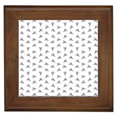 Cycling Motif Design Pattern Framed Tiles by dflcprintsclothing