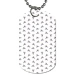 Cycling Motif Design Pattern Dog Tag (One Side) Front