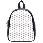 Cycling Motif Design Pattern School Bag (Small) Front