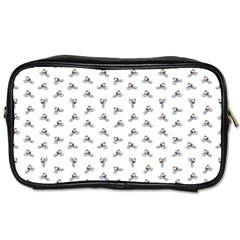 Cycling Motif Design Pattern Toiletries Bag (two Sides)