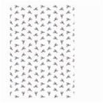 Cycling Motif Design Pattern Small Garden Flag (Two Sides) Back