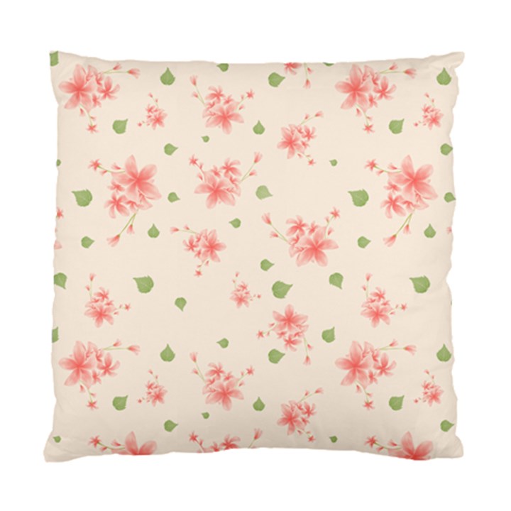 pink flowers pattern spring nature Standard Cushion Case (Two Sides)