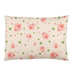 Pink Flowers Pattern Spring Nature Pillow Case by TeesDeck