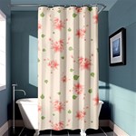 pink flowers pattern spring nature Shower Curtain 36  x 72  (Stall)  Curtain(36 X72 ) - 33.26 x66.24  Curtain(36 X72 )