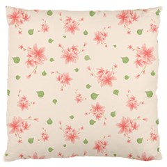 Pink Flowers Pattern Spring Nature Large Cushion Case (two Sides)