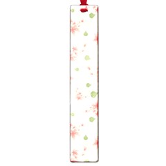 Pink Flowers Pattern Spring Nature Large Book Marks by TeesDeck