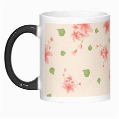 Pink Flowers Pattern Spring Nature Morph Mugs by TeesDeck