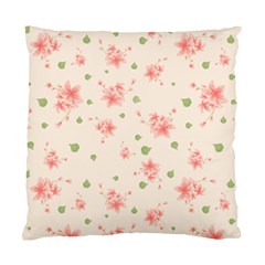 Pink Flowers Pattern Spring Nature Standard Cushion Case (two Sides) by TeesDeck