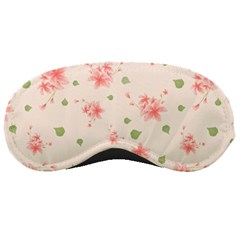 Pink Flowers Pattern Spring Nature Sleeping Mask by TeesDeck