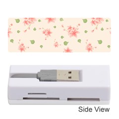 Pink Flowers Pattern Spring Nature Memory Card Reader (stick) by TeesDeck