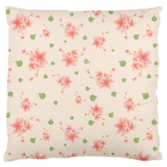 Pink Flowers Pattern Spring Nature Standard Flano Cushion Case (one Side) by TeesDeck