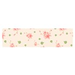 pink flowers pattern spring nature Satin Scarf (Oblong) Front