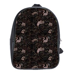 Cats Pattern School Bag (large)