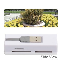 Columbus Commons Yellow Tulips Memory Card Reader (stick) by Riverwoman