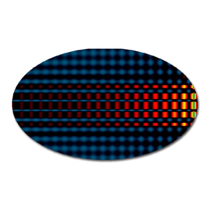 Signal Background Pattern Light Texture Oval Magnet