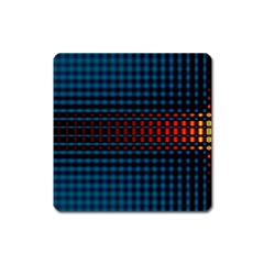 Signal Background Pattern Light Texture Square Magnet by Sudhe