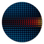 Signal Background Pattern Light Texture Magnet 5  (Round) Front