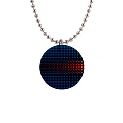 Signal Background Pattern Light Texture 1  Button Necklace by Sudhe