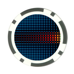 Signal Background Pattern Light Texture Poker Chip Card Guard by Sudhe