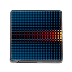 Signal Background Pattern Light Texture Memory Card Reader (square 5 Slot) by Sudhe