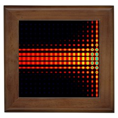 Signal Background Pattern Light Framed Tiles by Sudhe