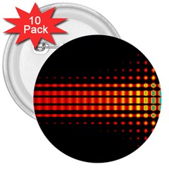 Signal Background Pattern Light 3  Buttons (10 Pack)  by Sudhe