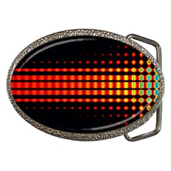 Signal Background Pattern Light Belt Buckles by Sudhe