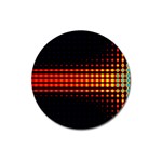 Signal Background Pattern Light Magnet 3  (Round) Front