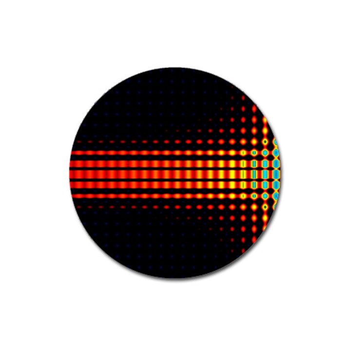 Signal Background Pattern Light Magnet 3  (Round)