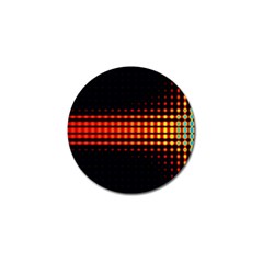 Signal Background Pattern Light Golf Ball Marker (4 Pack) by Sudhe