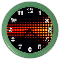 Signal Background Pattern Light Color Wall Clock by Sudhe