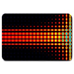 Signal Background Pattern Light Large Doormat  by Sudhe