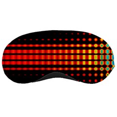 Signal Background Pattern Light Sleeping Mask by Sudhe