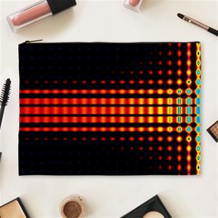 Signal Background Pattern Light Cosmetic Bag (xl) by Sudhe