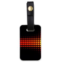 Signal Background Pattern Light Luggage Tag (one Side) by Sudhe