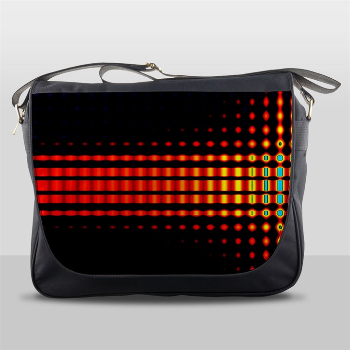 Signal Background Pattern Light Messenger Bag