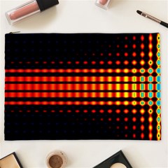 Signal Background Pattern Light Cosmetic Bag (xxl) by Sudhe