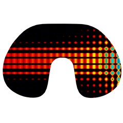 Signal Background Pattern Light Travel Neck Pillow