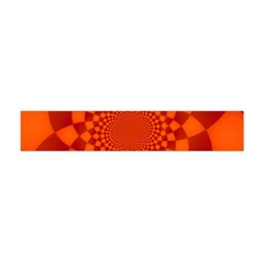 Fractal Artwork Abstract Background Orange Flano Scarf (mini) by Sudhe