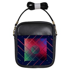 Fractal Artwork Abstract Background Girls Sling Bag