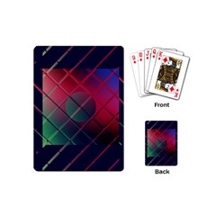 Fractal Artwork Abstract Background Playing Cards Single Design (Mini)