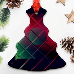 Fractal Artwork Abstract Background Ornament (Christmas Tree) 