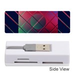 Fractal Artwork Abstract Background Memory Card Reader (Stick) Front