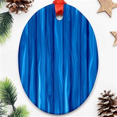 Textured Background Wood Logs Ornament (oval) by Bajindul