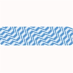 Geometric Blue Shades Diagonal Large Bar Mats by Bajindul