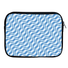 Geometric Blue Shades Diagonal Apple Ipad 2/3/4 Zipper Cases by Bajindul