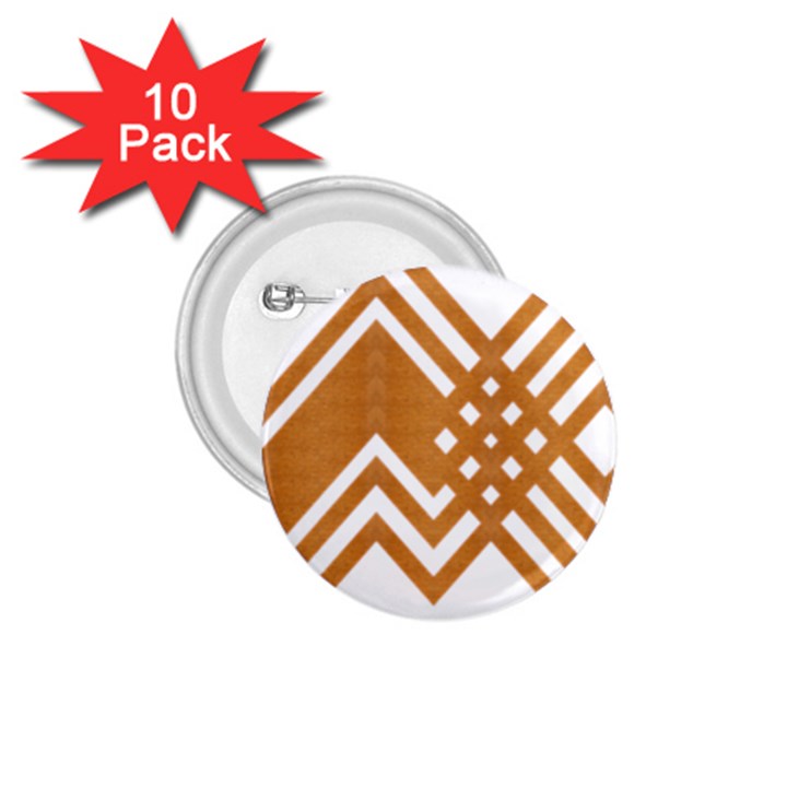 Wood Zigzag Texture 1.75  Buttons (10 pack)